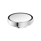 130mm Round Tile Insert Floor Waste 80mm Outlet Chrome