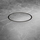 130mm Round Tile Insert Floor Waste 80mm Outlet Chrome