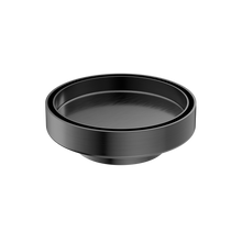 130mm Round Tile Insert Floor Waste 80mm Outlet Gun Metal