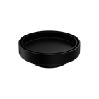 130mm Round Tile Insert Floor Waste 80mm Outlet Matte Black