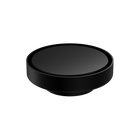 130mm Round Tile Insert Floor Waste 80mm Outlet Matte Black