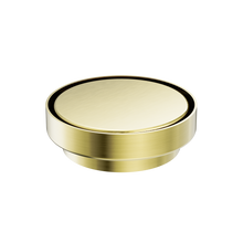 130mm Round Tile Insert Floor Waste 100mm Outlet Brushed Gold