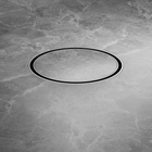 130mm Round Tile Insert Floor Waste 100mm Outlet Chrome