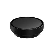 130mm Round Tile Insert Floor Waste 100mm Outlet Matte Black