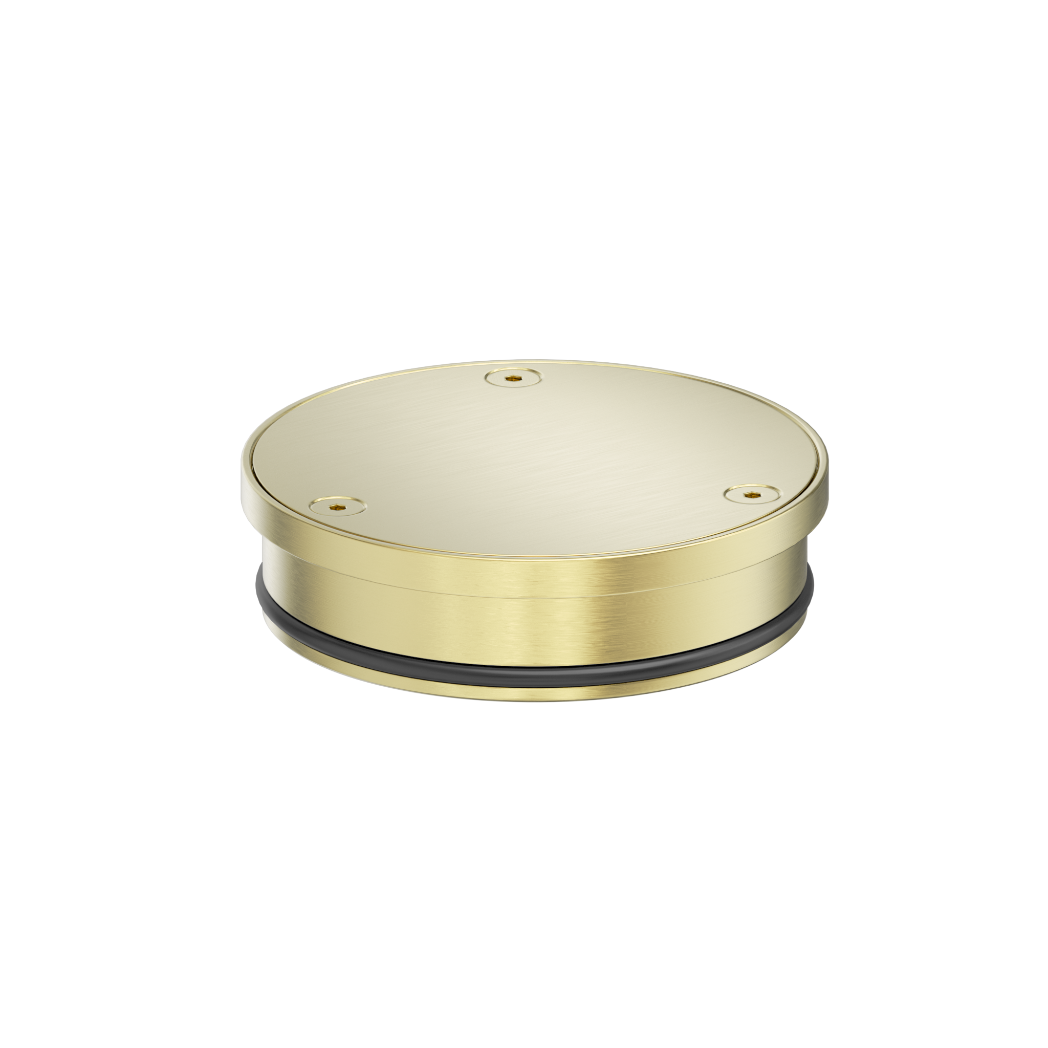 316L Stainless Round Clear Out 100mm Outlet Brushed Gold