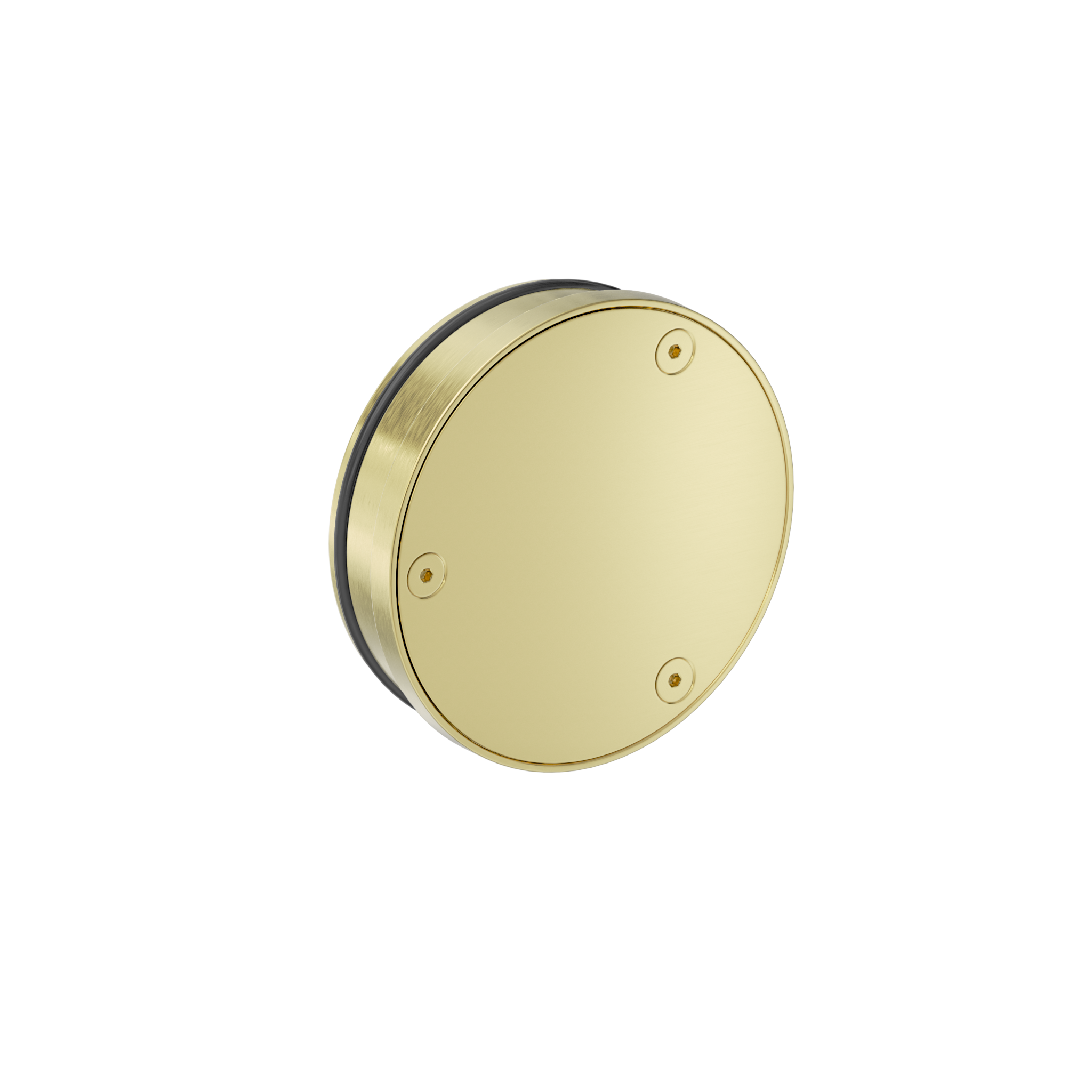 316L Stainless Round Clear Out 100mm Outlet Brushed Gold