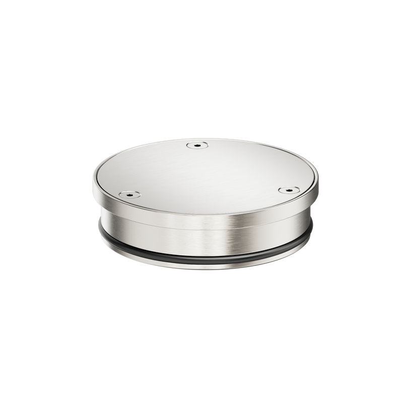 316L Stainless Round Clear Out 100mm Outlet Brushed Nickel