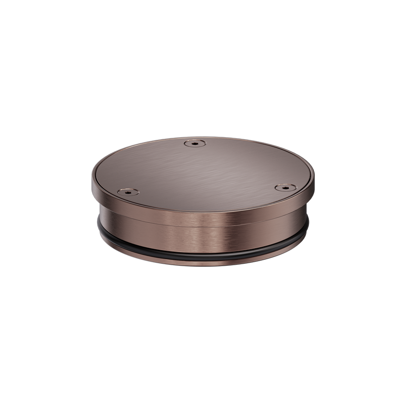 316L Stainless Round Clear Out 100mm Outlet Brushed Bronze