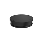316L Stainless Round Clear Out 100mm Outlet PVD Black