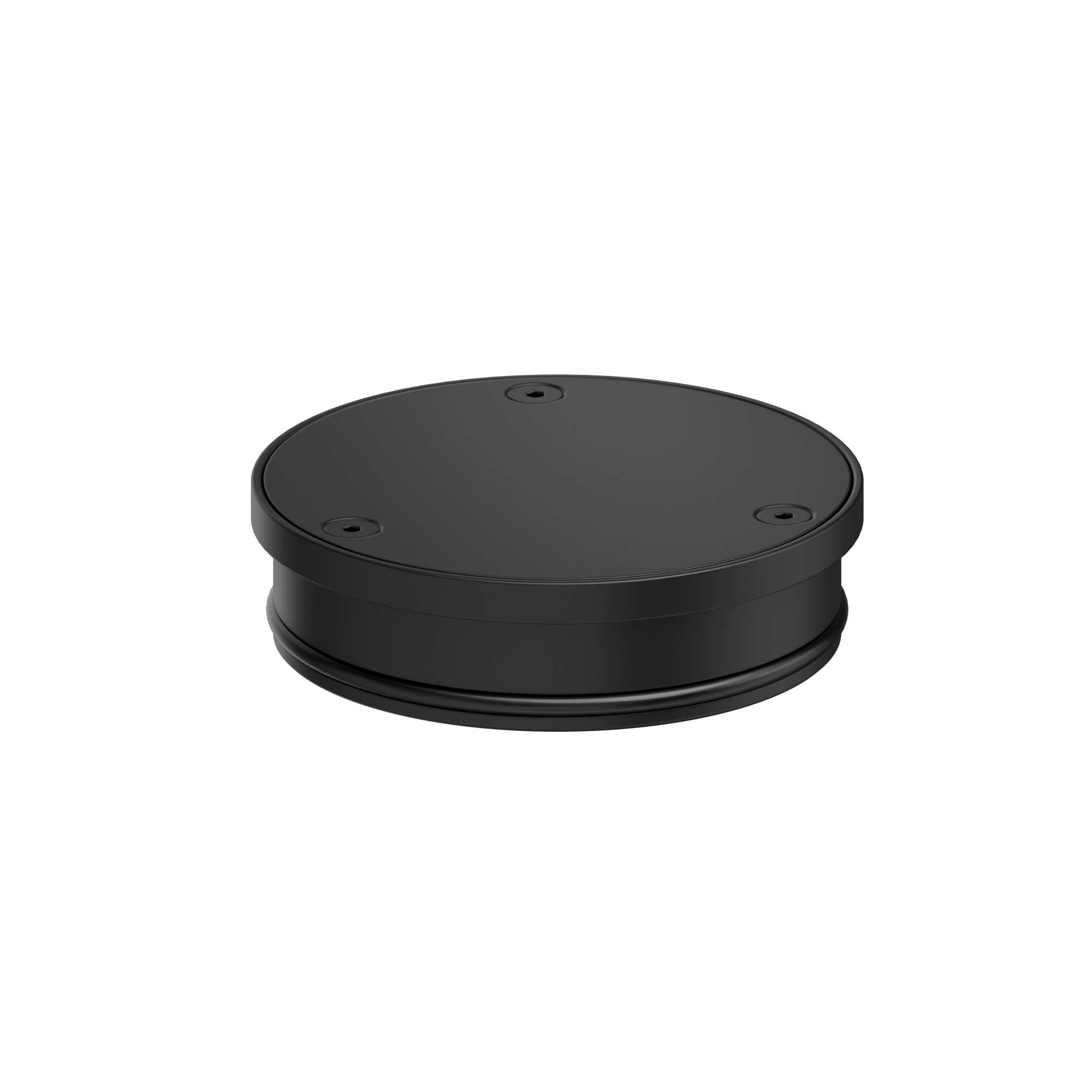 316L Stainless Round Clear Out 100mm Outlet PVD Black
