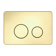 In Wall Toilet Push Plate Brushed Gold