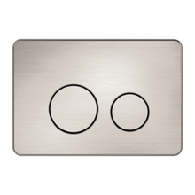 In Wall Toilet Push Plate Brushed Nickel