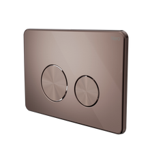 In Wall Toilet Push Plate Brushed Bronze