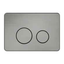 In Wall Toilet Push Plate Graphite