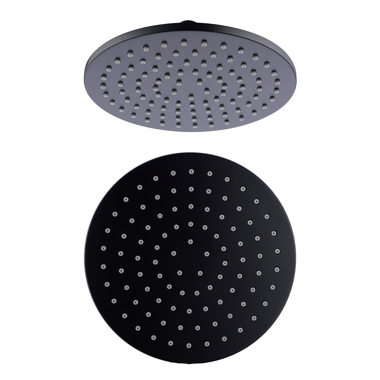200mm Round Shower Head Matte Black