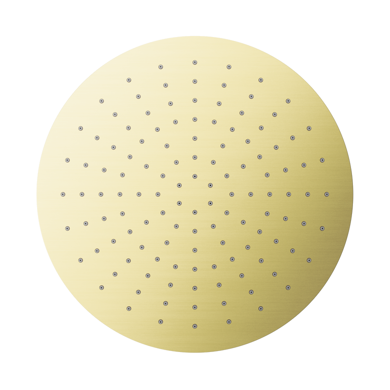 300mm Round Shower Head Brushed Gold