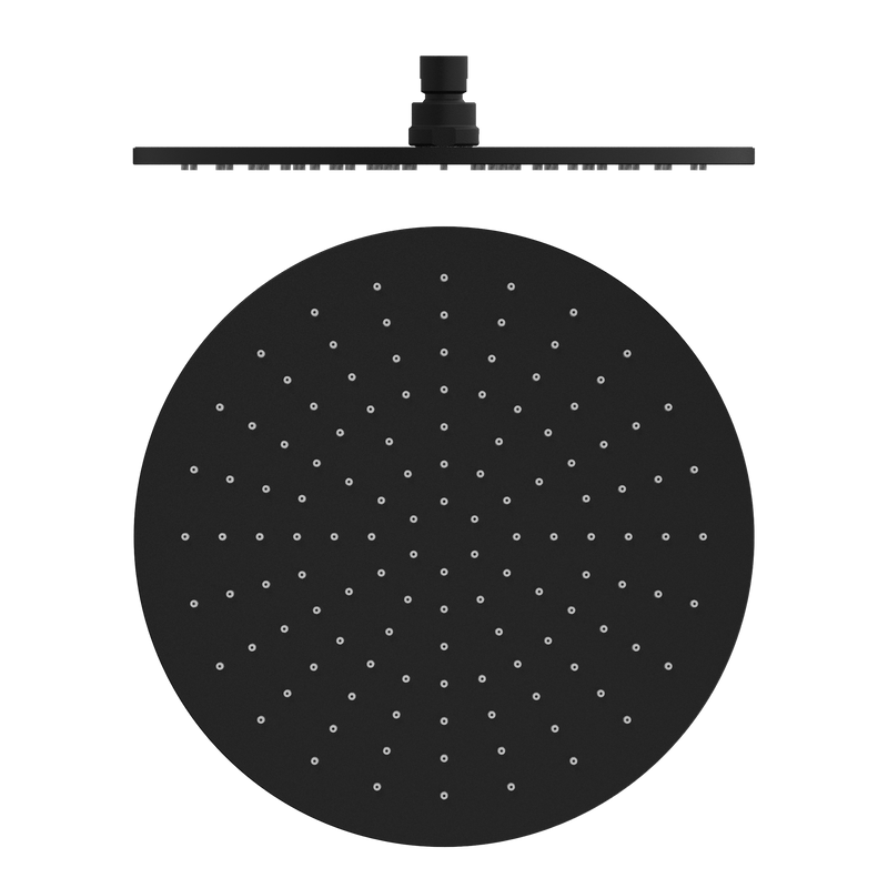 300mm Round Shower Head Matte Black