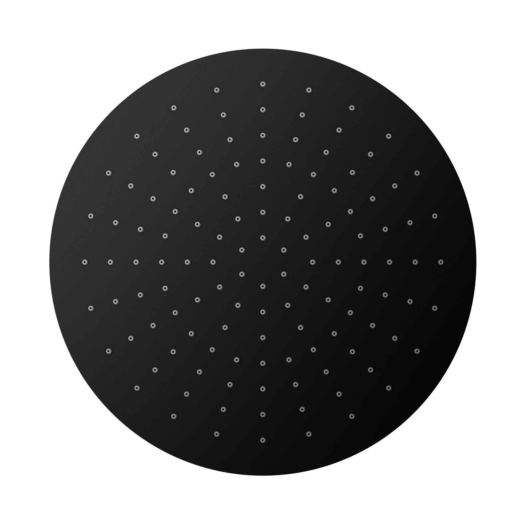 300mm Round Shower Head Matte Black