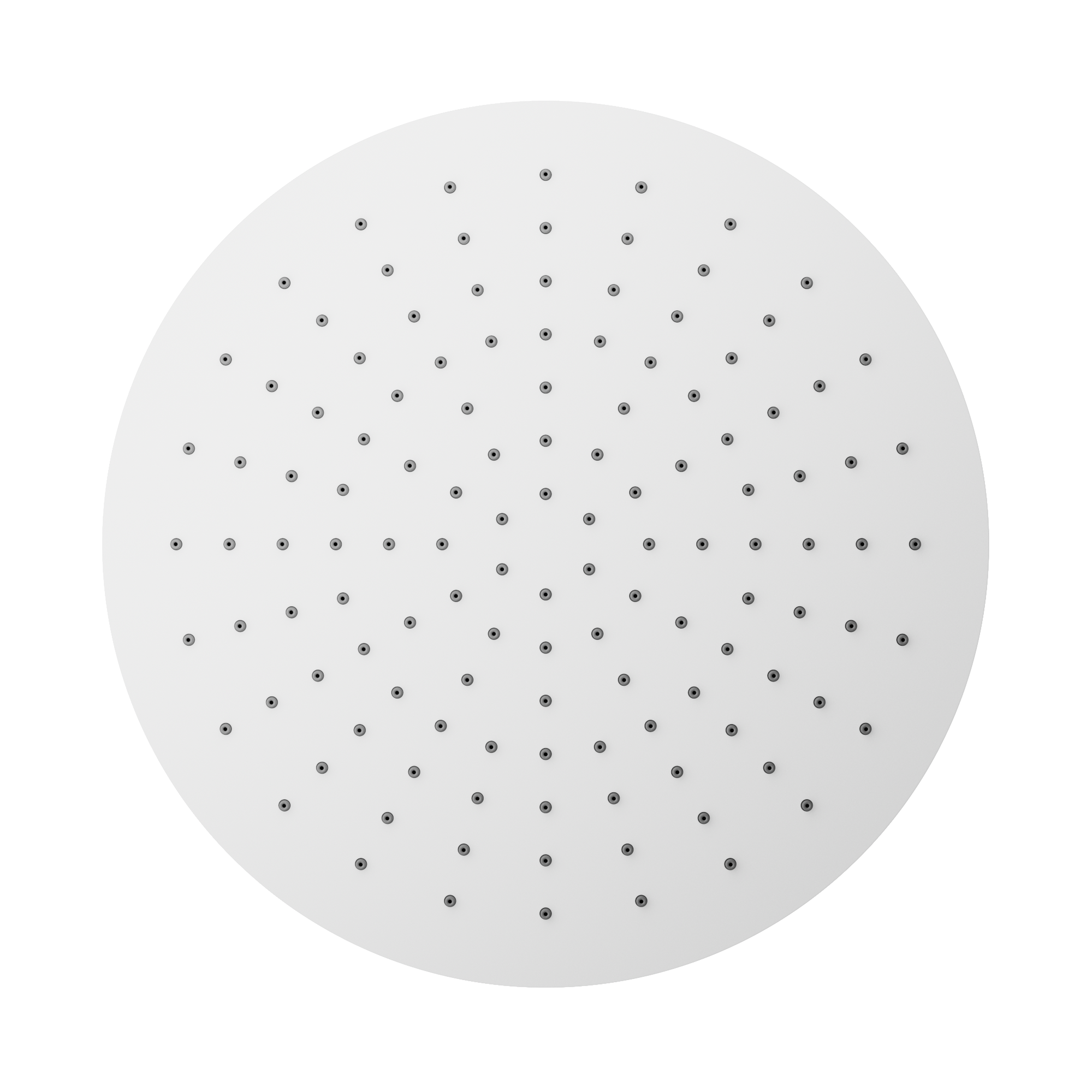 300mm Round Shower Head Matte White