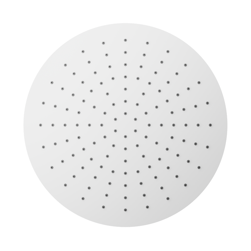 300mm Round Shower Head Matte White