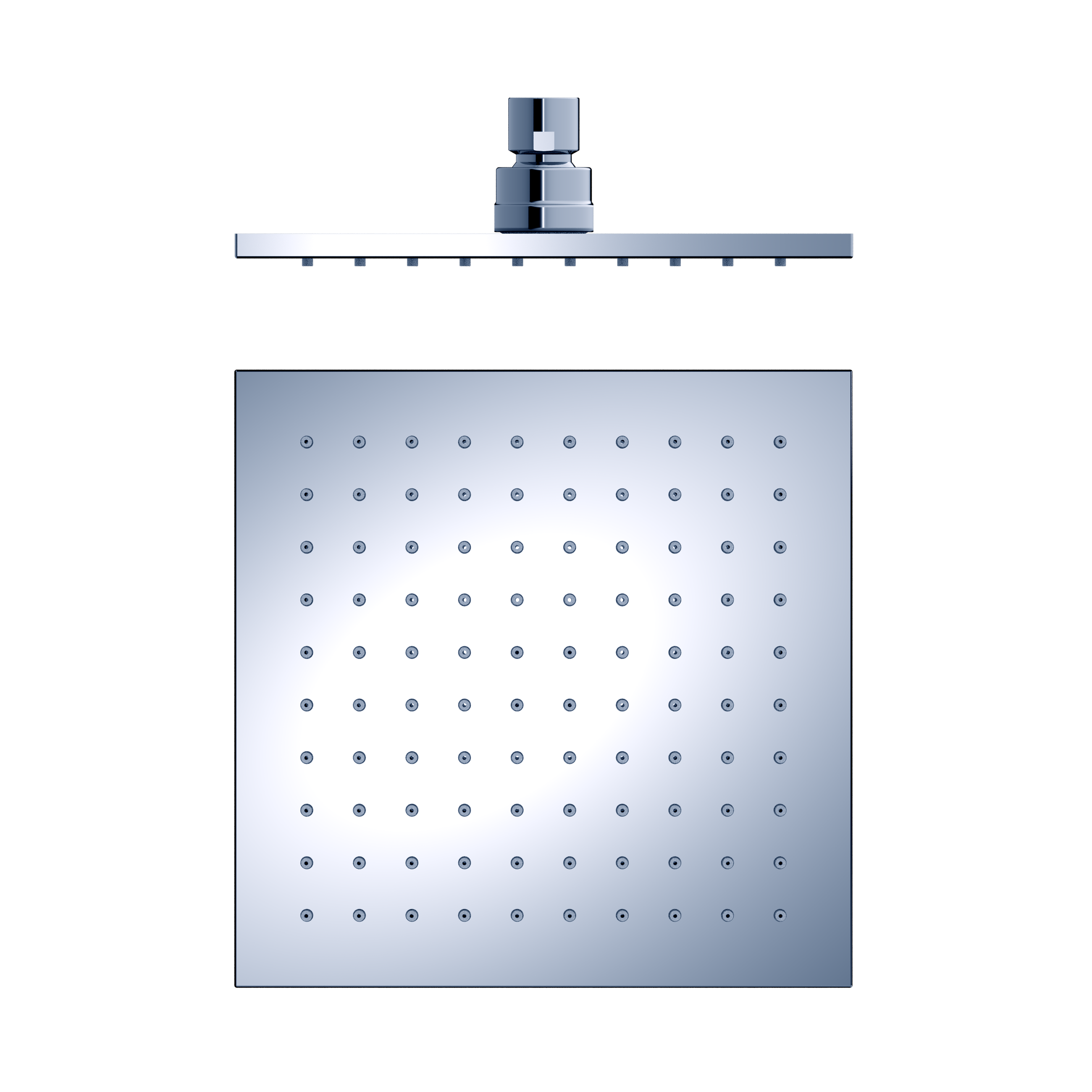 200mm Square Shower Head Chrome