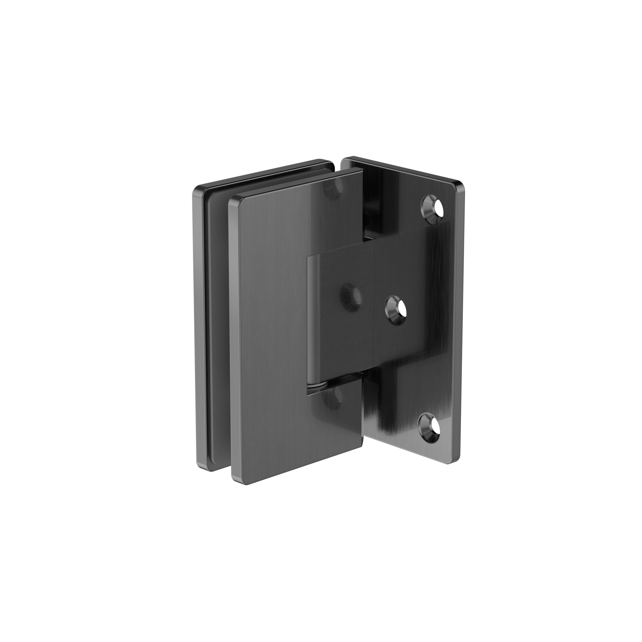 90 Degree Glass To Wall Shower Hinge 10mm Glass Gun Metal