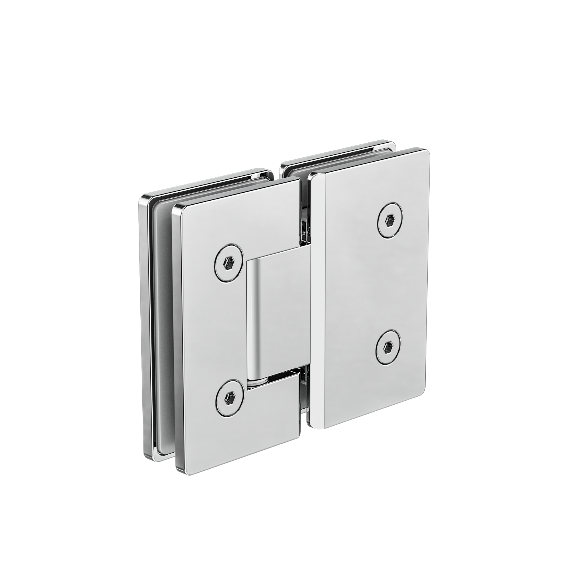 180 Degree Glass To Glass Shower Hinge 10mm Glass Chrome