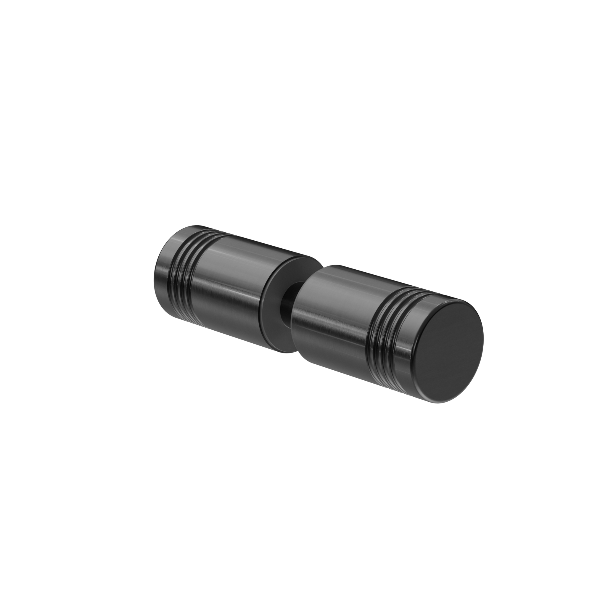 Round Shower Knob Gun Metal