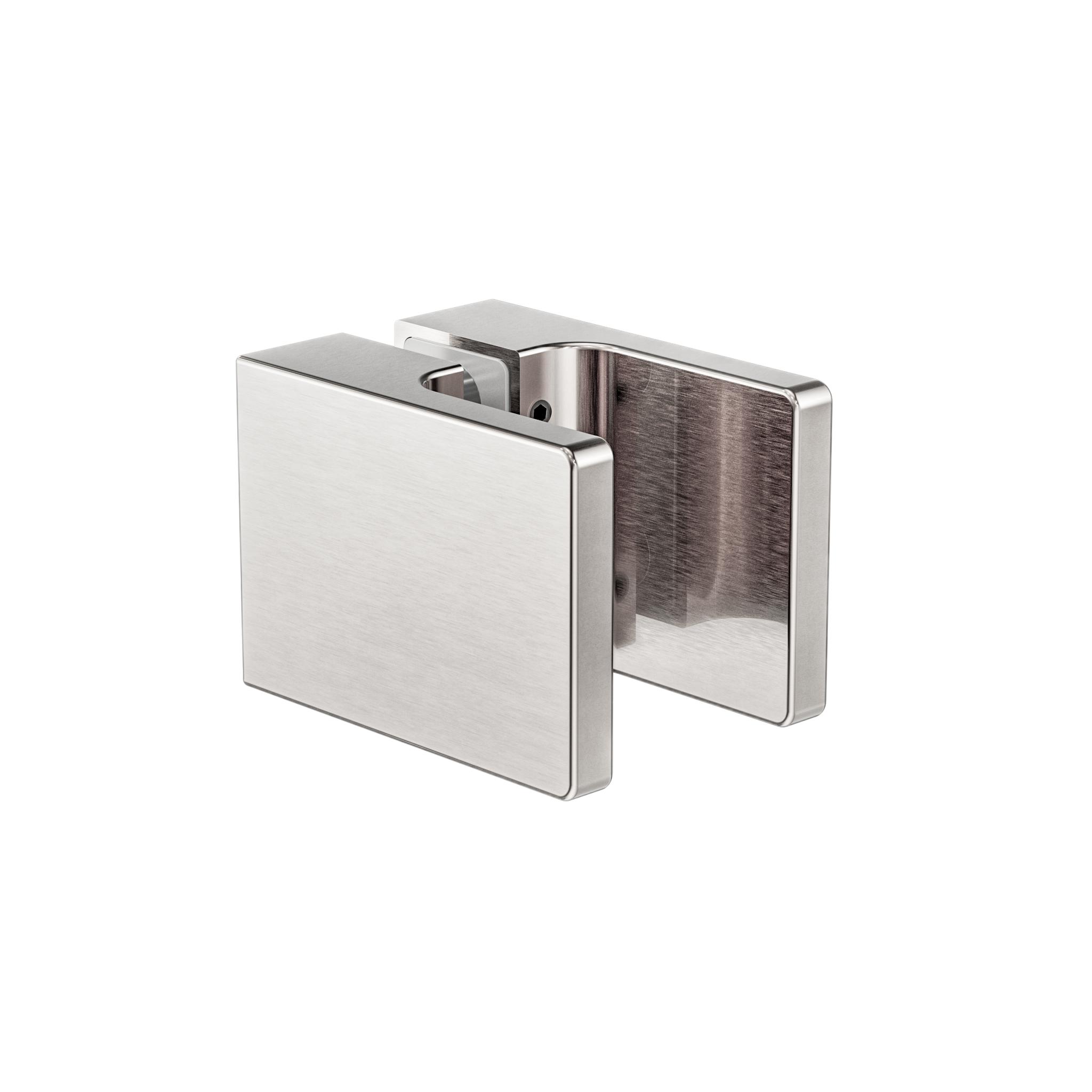 Square Shower Knob Handle Brushed Nickel