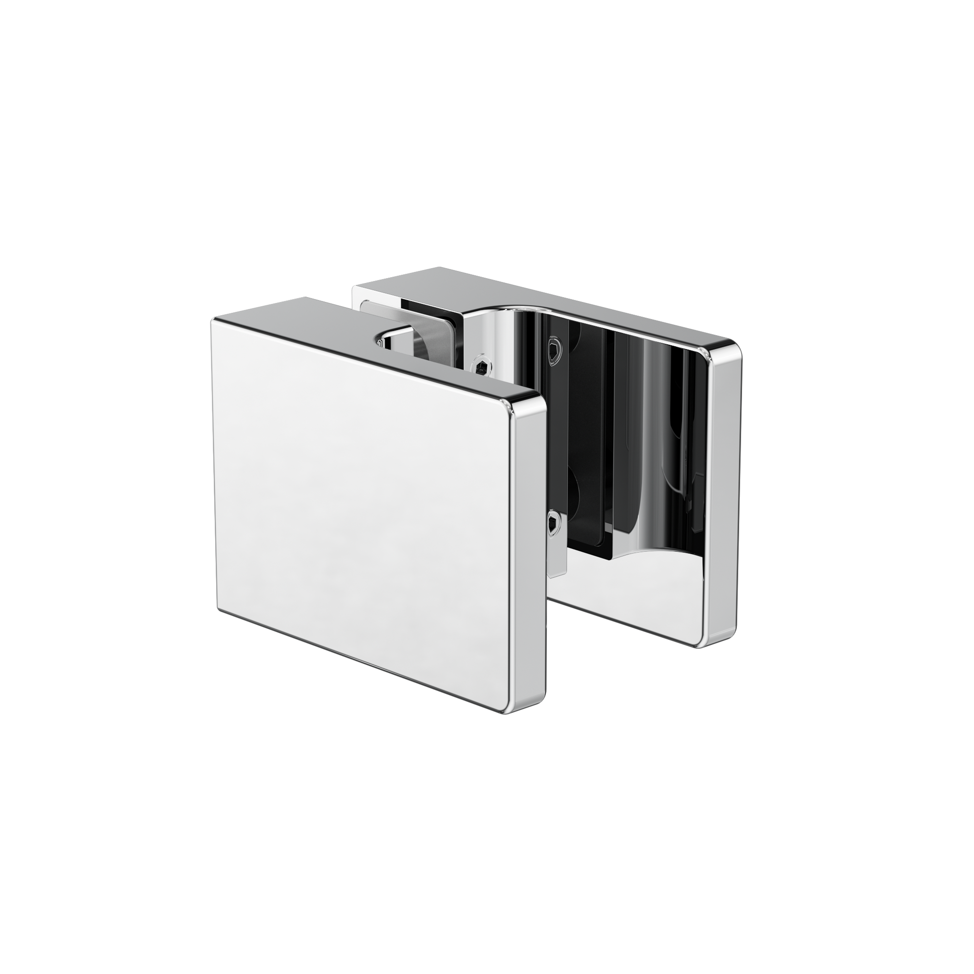 Square Shower Knob Handle Chrome