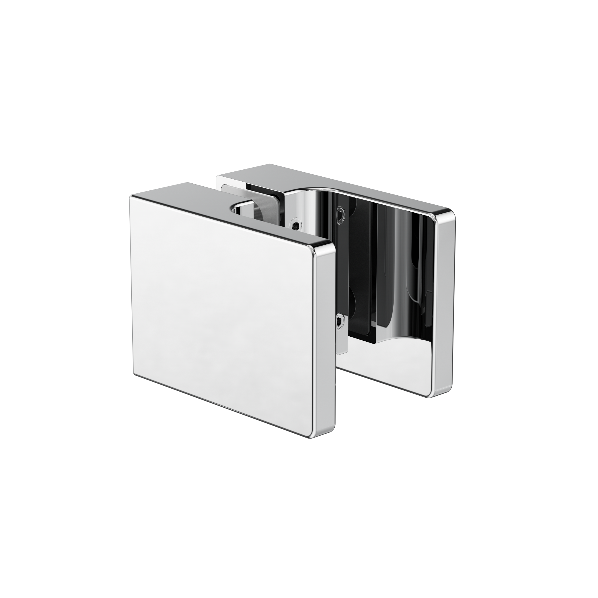 Square Shower Knob Handle Chrome