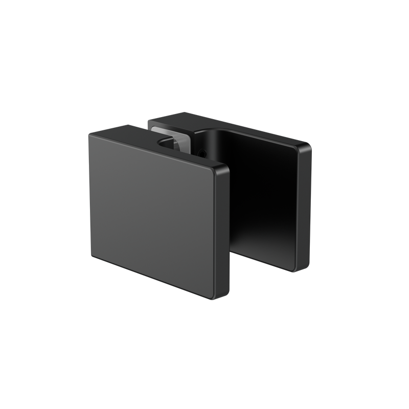 Square Shower Knob Handle Matte Black