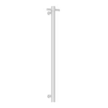Heated Vertical Towel Rail Matte White