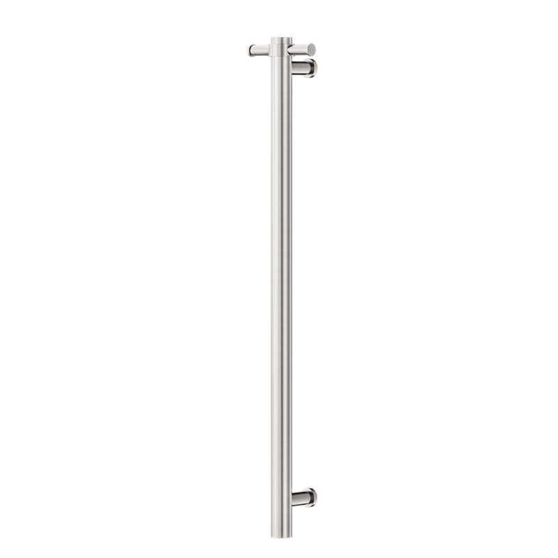 Non-Heated Vertical Towel Rail 900mm Brushed Nickel