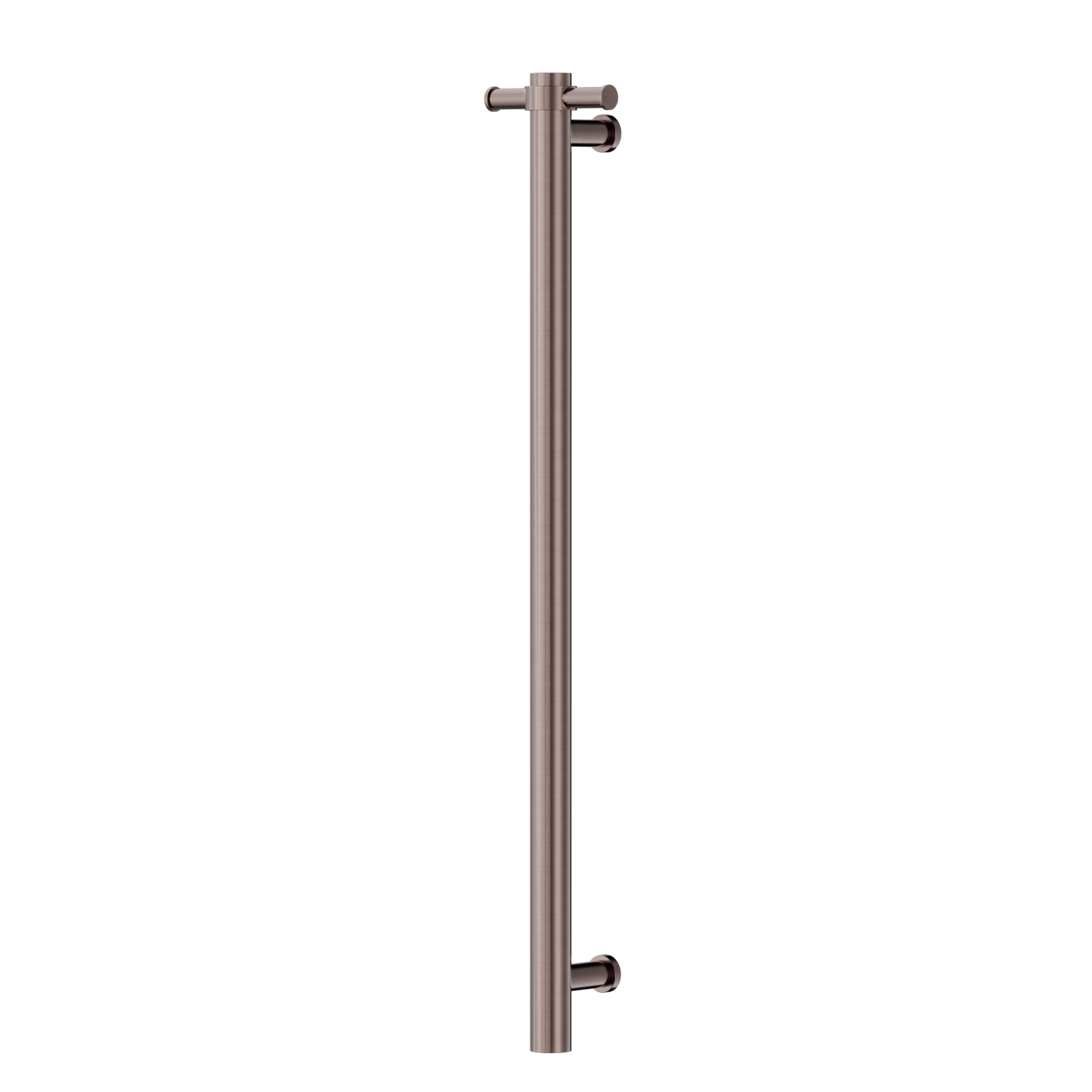 Non-Heated Vertical Towel Rail 900mm Brushed Bronze