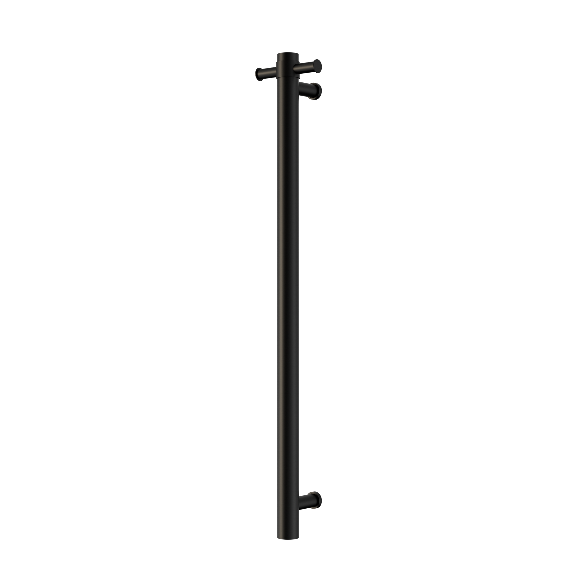 Mecca 240V Single Vertical Heated Towel Rail Matte Black